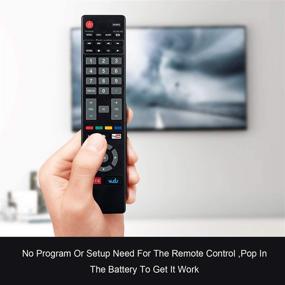 img 1 attached to 📺 NH409UD Remote Control - Compatible with Magnavox LED Smart HDTV TV Models: 32MV304X, 32MV304XF7, 40MV324X, 40MV336X, 50MV314X, 55MV314X, 43MV314X, 43MV314XF7