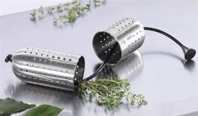 img 1 attached to ☕️ Experience the Convenience of GEFU Gusto Adjustable Stainless Steel Tea & Spice Infuser/Strainer