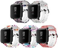 stylish fadeless pattern itouch air 3 40mm bands - replacement watch straps for men and women | compatible with itouch air 3 smartwatch 40mm | premium wristbands accessories logo