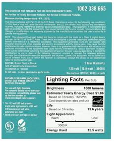 img 2 attached to Efficient and Dimmable: EcoSmart 8 Pack 100W 1680 Lumens