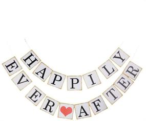 img 4 attached to 🎀 Stylish OULII Bunting Garland: An Exquisite Wedding Banner