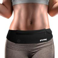 🏃 pyfk running belt waist pack - hands-free fanny pouch for runners- iphone 6/7 plus hiking gear for men and women logo