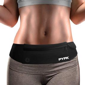 img 4 attached to 🏃 PYFK Running Belt Waist Pack - Hands-Free Fanny Pouch for Runners- iPhone 6/7 Plus Hiking Gear for Men and Women