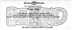 img 1 attached to 🌈 StickerBiz Be Kind - Translucent Window Sticker/Decal: Spread Positivity - 2.5"x6.5