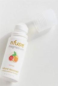 img 1 attached to 🍊 Infuse Natural Magnesium Roll-on Deodorant: Revolutionary Magnesium Delivery Technology with Aromatherapeutic Essential Oils for Citrus Energy Boost