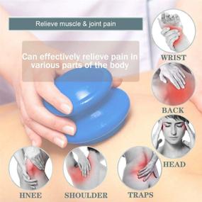 img 1 attached to 💆 Revitalize Your Body: 4 Size Cupping Therapy Sets Silicone - Professional Studio and Home Use for Myofascial Massage, Muscle, Nerve, Joint Pain Relief