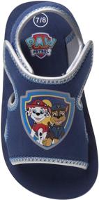 img 1 attached to Детские унисекс сандалии Josmo с логотипом Paw Patrol на липучке с возможностью выбора размера от малыша до маленького ребенка.