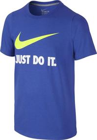 img 1 attached to Футболка Nike Boys' Just Do It Swoosh.