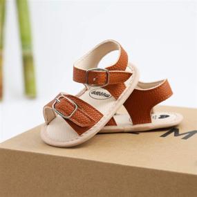 img 2 attached to BEBARFER Sandals Anti Slip Outdoor Toddler Boys' Shoes : Sandals