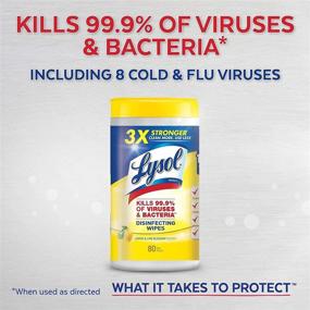 img 1 attached to 🍋 6-Pack Disinfecting Wipes Value Bundle - Lemon & Lime Blossom Scent, 35-Count Canister (Packaging May Vary)