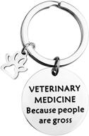 🐾 maofaed vet tech vet grad girls' jewelry logo