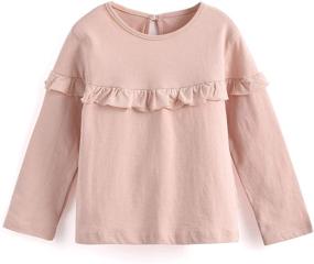 img 4 attached to Aimama Newborn Toddler Clothes Crewneck