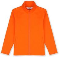👕 jiahong kids full zip sweatshirt jacket: classic stand collar for school uniform (3-12 years) logo