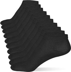 img 4 attached to 🧦 Cozi Foot Women's Ankle Socks - 10 Pairs of Athletic Soft Low Cut Socks