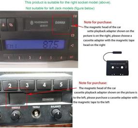 img 2 attached to 🎧 Bluetooth Audio Receiver Car Adapter - Supports TF Card and Charging; iTape Cassette Compatibility