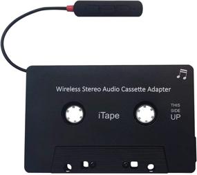 img 4 attached to 🎧 Bluetooth Audio Receiver Car Adapter - Supports TF Card and Charging; iTape Cassette Compatibility