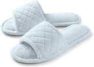 roxoni ultra soft spa slippers for women: cozy, fuzzy terry bathroom, house and shower shoes - unbeatable comfort and style logo