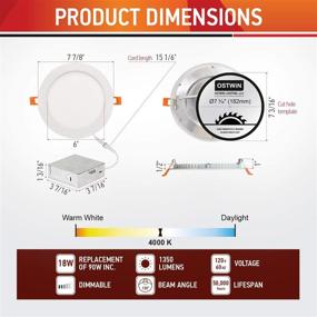 img 2 attached to OSTWIN Ultra Thin Commercial Recessed Lighting