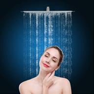 shower stainless adjustable pressure rainfall logo