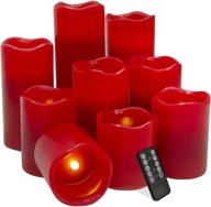 flameless candle pieces flickering control logo