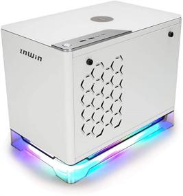 img 1 attached to 💡 IN WIN A1 Plus White Mini-ITX башня с интегрированным ARGB подсветкой, 650 Вт золотой источник питания, беспроводное зарядное устройство Qi для телефона - Корпус компьютера