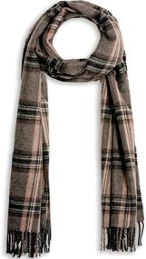 img 1 attached to Tartan Plaid Flannel Scarf Accessory