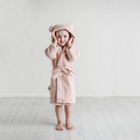 img 2 attached to 🏖️ Natemia Ultra Soft and Absorbent Cloud Touch Organic Hooded Cover-Up: Perfect Kids Beach and Pool Towel Cover-Up in Organic Cotton