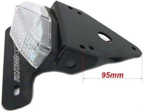 img 3 attached to 🏍️ Прозрачный LED-фонарь тормоза задний фонарь для SUZUKI DRZ400 S/SM 400 DRZ400SM DRZ400S DRZ 2019 2020 Мотоцикл Tail Tidy Fender Eliminator LED тормозные огни