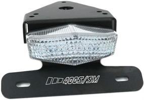 img 4 attached to 🏍️ Прозрачный LED-фонарь тормоза задний фонарь для SUZUKI DRZ400 S/SM 400 DRZ400SM DRZ400S DRZ 2019 2020 Мотоцикл Tail Tidy Fender Eliminator LED тормозные огни