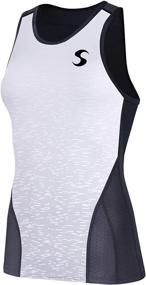 img 4 attached to 🚀 Unlock Your Performance with Synergy Women's Elite Tri Tank Top Singlet
