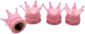 img 4 attached to Universal Tire Valve Stem Caps ( 4 Pack) Heavy-Duty Stem Covers