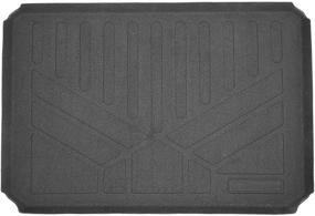 img 4 attached to 🚚 SMARTLINER All Weather Custom Fit Rugged Rubber Black UTV Cargo Mat for 2019-2021 Polaris Ranger XP 1000 & Ranger 1000