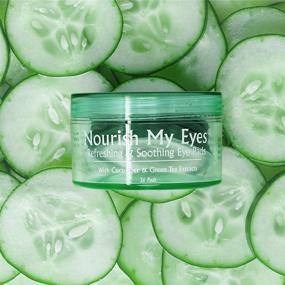 img 2 attached to 🥒 Revitalize and Refresh: Fran Wilson Nourish My Eyes Cucumber, 36 Count