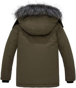 img 3 attached to 🧥 ZSHOW Boys' Warm Winter Coat: Waterproof Parka Hooded Puffer Jacket with Superior Comfort and Durability