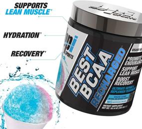 img 2 attached to 💪 Улучшите производительность и восстановление с BPI Sports Best Bcaa Recharged: Формула выносливости, поддержки мышц и гидратации для мужчин и женщин - вкус "Снежный рожок" - 25 порций - 10,14 унций.