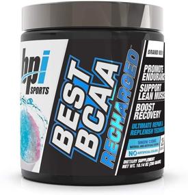 img 4 attached to 💪 Улучшите производительность и восстановление с BPI Sports Best Bcaa Recharged: Формула выносливости, поддержки мышц и гидратации для мужчин и женщин - вкус "Снежный рожок" - 25 порций - 10,14 унций.