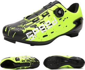 img 4 attached to SUN ROLLING Cycling Peloton Compatible Men's Shoes