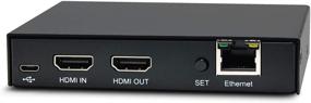 img 4 attached to 🎥 DDMALL HDMI Video Encoder, 4K@60Hz H.265 H.264, Local Loopout, Live Broadcast for YouTube, Facebook, Twitch, USB-Powered, SRT, RTMP, RTMPS, RTSP, TS, UDP, RTP, Multicast, Unicast