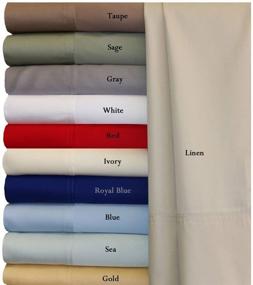 img 4 attached to 🛏️ Premium Royal Hotel Bedding Top-Split King: Luxurious Adjustable Split Top King White Silky Soft Bed Sheets - 100% Bamboo Viscose Sheet Set