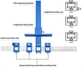 img 1 attached to 🔧 Deceny CB Cabinet Hardware Jig: Accurate Punch Locator Tool for Easy Installation of Handles, Knobs, and Drawer Pulls