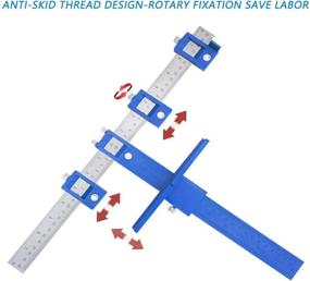 img 2 attached to 🔧 Deceny CB Cabinet Hardware Jig: Accurate Punch Locator Tool for Easy Installation of Handles, Knobs, and Drawer Pulls