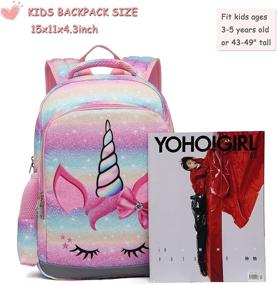 img 1 attached to 🎒 Lightweight Backpacks for Preschool and Kindergarten