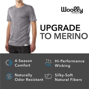 img 3 attached to 👕 Woolly Clothing Merino Henley Hoodie: A Stylish Choice for Men's Shirts