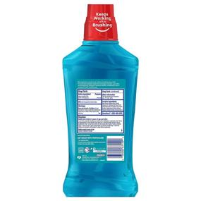 img 3 attached to 🔵 Colgate Enamel Strength Alcohol-Free Fresh Mint Mouthwash - 1L, 33.8 fl oz (Pack of 3)