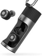 🎧 nillkin true wireless earbuds bluetooth 5.0 tws stereo sport earbuds aptx ipx5 waterproof hifi in-ear headphones black logo