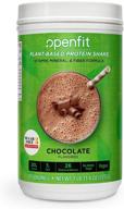 openfit plant based deliciously chocolate servings logo