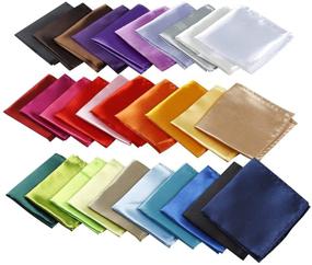 img 4 attached to 🎩 Trendy Wedding Pocket Squares: Exquisite Handkerchiefs in an Array of Colors