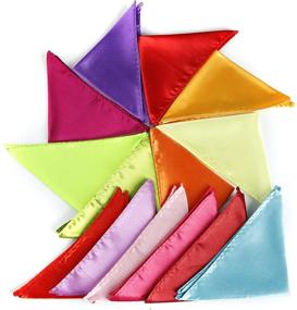 img 1 attached to 🎩 Trendy Wedding Pocket Squares: Exquisite Handkerchiefs in an Array of Colors