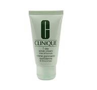 clinique 7 day scrub cream, rinse-off, 2.5 oz / 75 ml logo