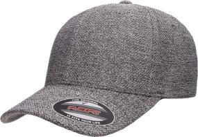 img 4 attached to 🧢 Fashionable and Comfortable: Flexfit Men's Melange Hat - A Perfect Blend of Style and Flexibility!